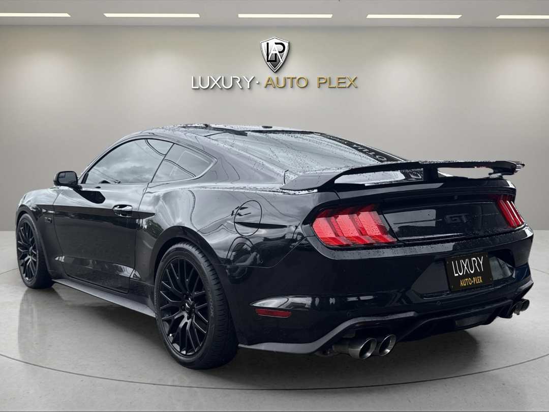 2019 Ford Mustang GT 2D BLACK ON RED LEATHER SEATS NAVIGATION HETED SEATS ONLY 46,000 MILES - Image 3